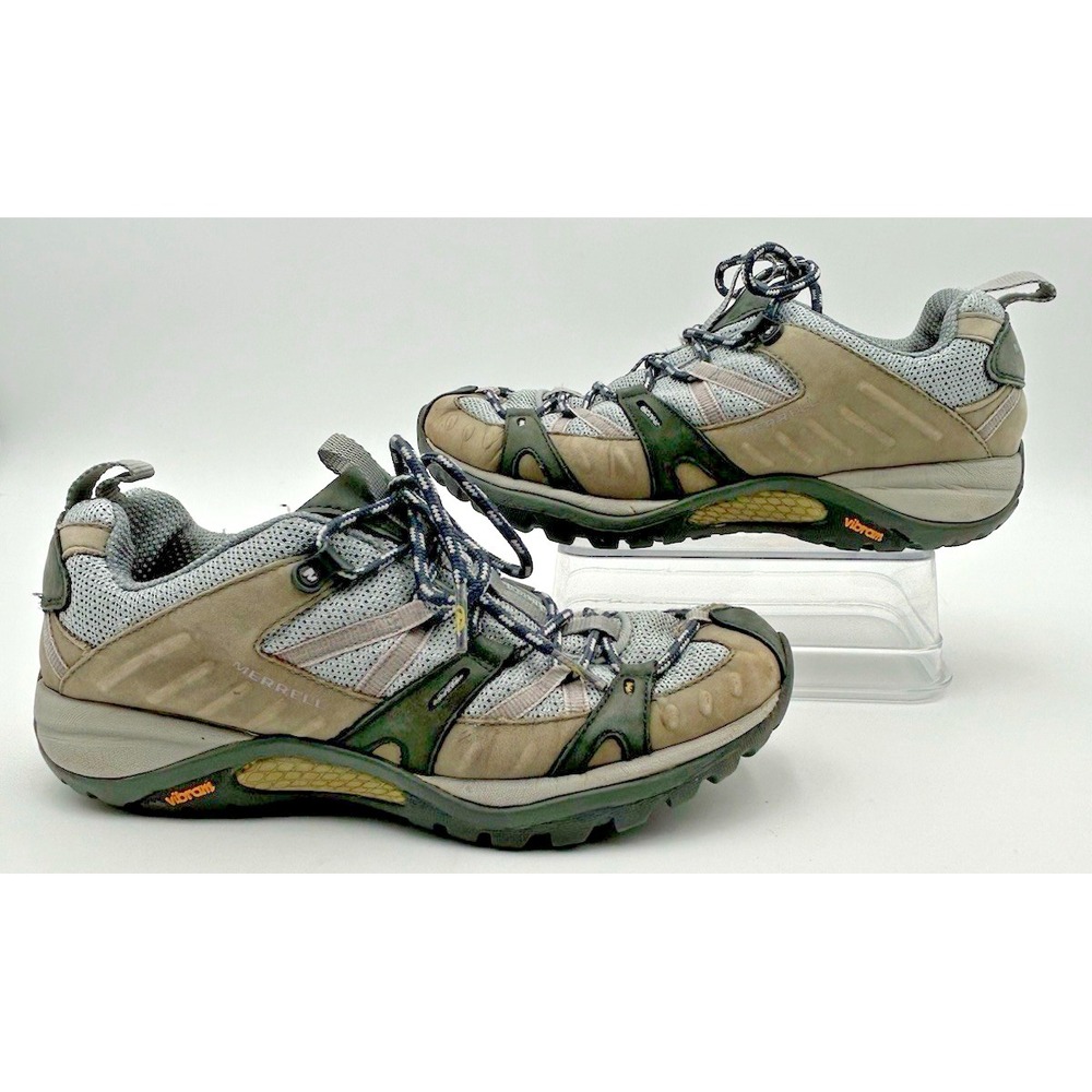 Size 7.5 Merrell Womens Siren Sport 2 J16148 Hiking Shoes Brown Low Top Lace Up